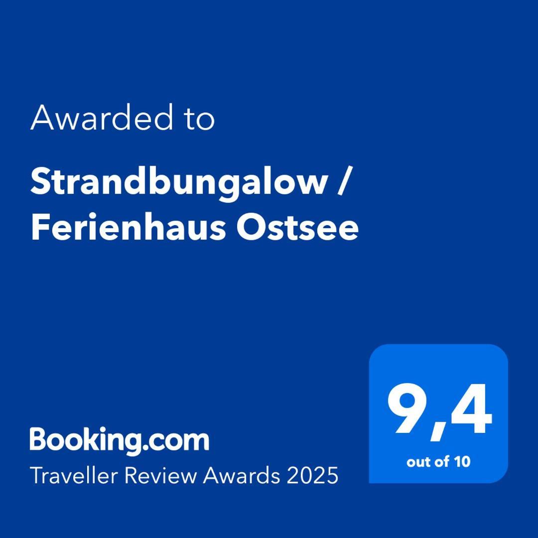 Strandbungalow / Ferienhaus Ostsee Scharbeutz Dış mekan fotoğraf